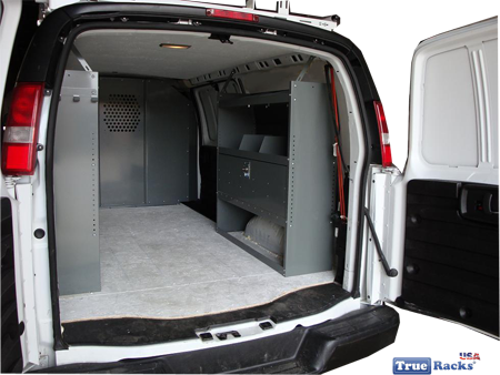 Van Shelving with Door Kit
