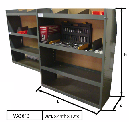 Transit Connect Shelving